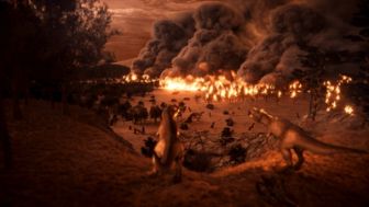 image: Fin des dinosaures, scénario d'une apocalypse