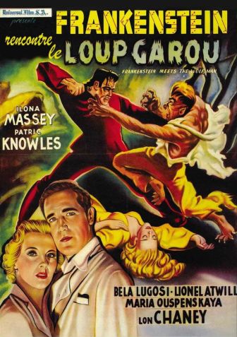 image: Frankenstein rencontre le loup-garou