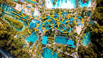 image: Parc aquatique et toboggan géant : techno XXL
