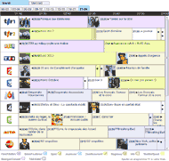 Grille TV par tranche de 3 heures